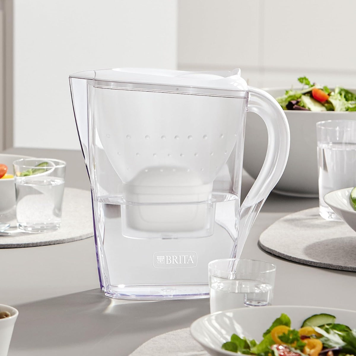 Brita Marella Memo XL Water Filter Jug (1 x Maxtra PRO Filter) - 3.5L White