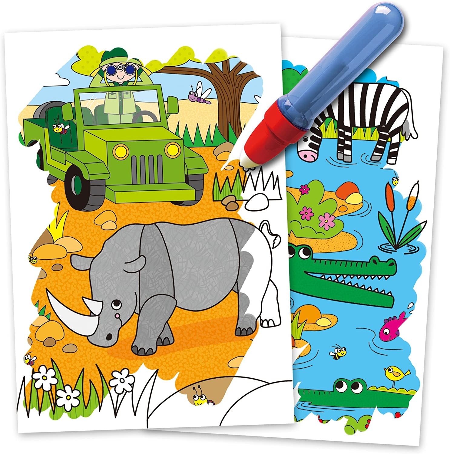 Galt Toys Water Magic Colouring Pad (6 Designs) - Pupsik Singapore