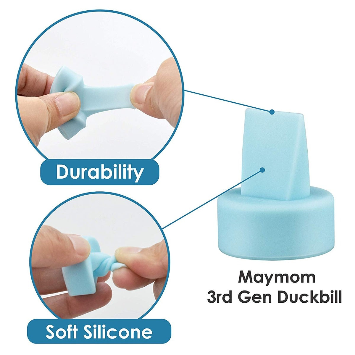 Maymom 4th Gen Duckbill Valve for Spectra (2pc) - White