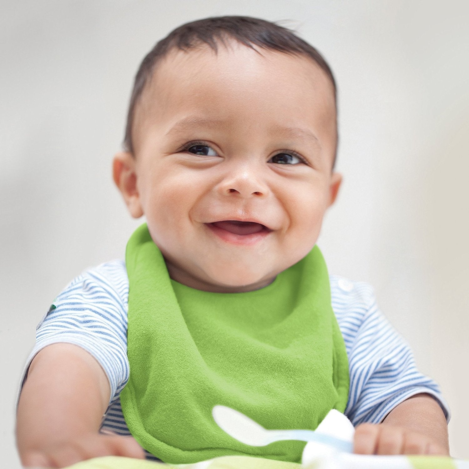 Green Sprouts Stay-Dry Infant Bib, 10pk (4 Colours)