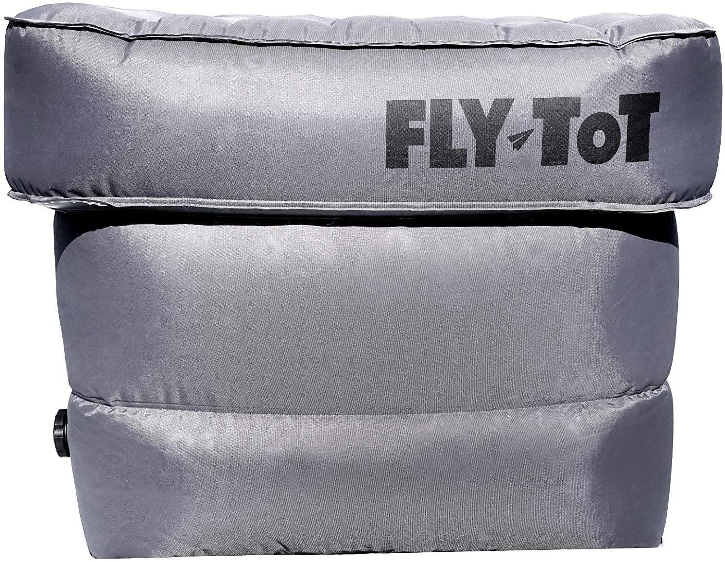 FLY Tot 旅行用クッション グレー ポンプ付き Fly Tot Original 2.0 Inflatable Airplane Cushion (Includes Pump +