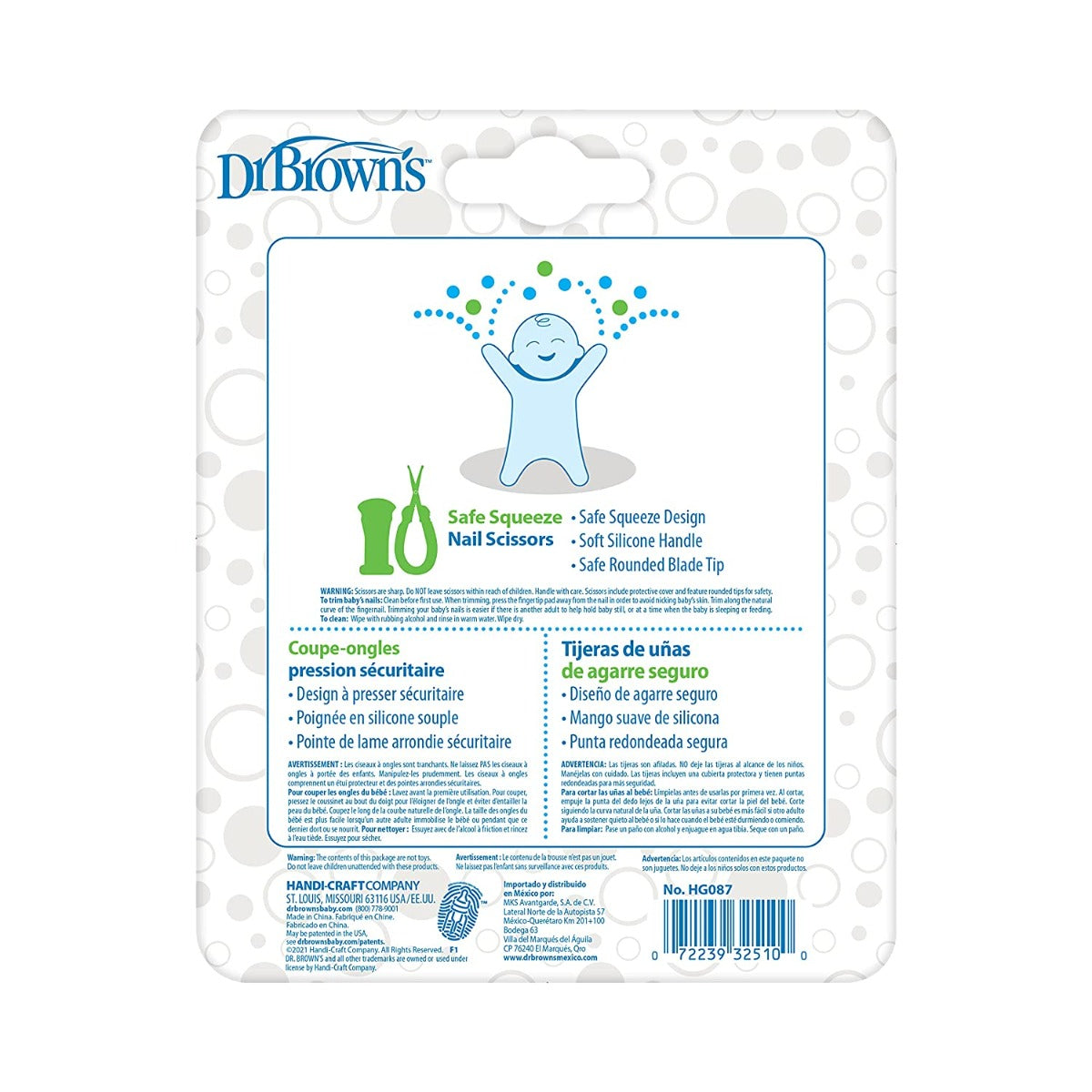 Dr Brown's Safe Squeeze Nail Scissors