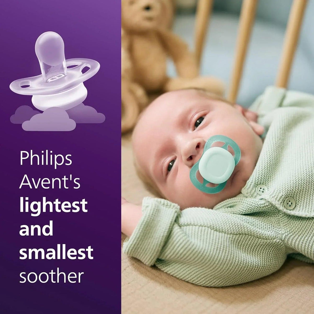 Regular Pacifier Philips Avent Ultra Start Pacifier, 2pk - Regular/Nighttime (6 Types)