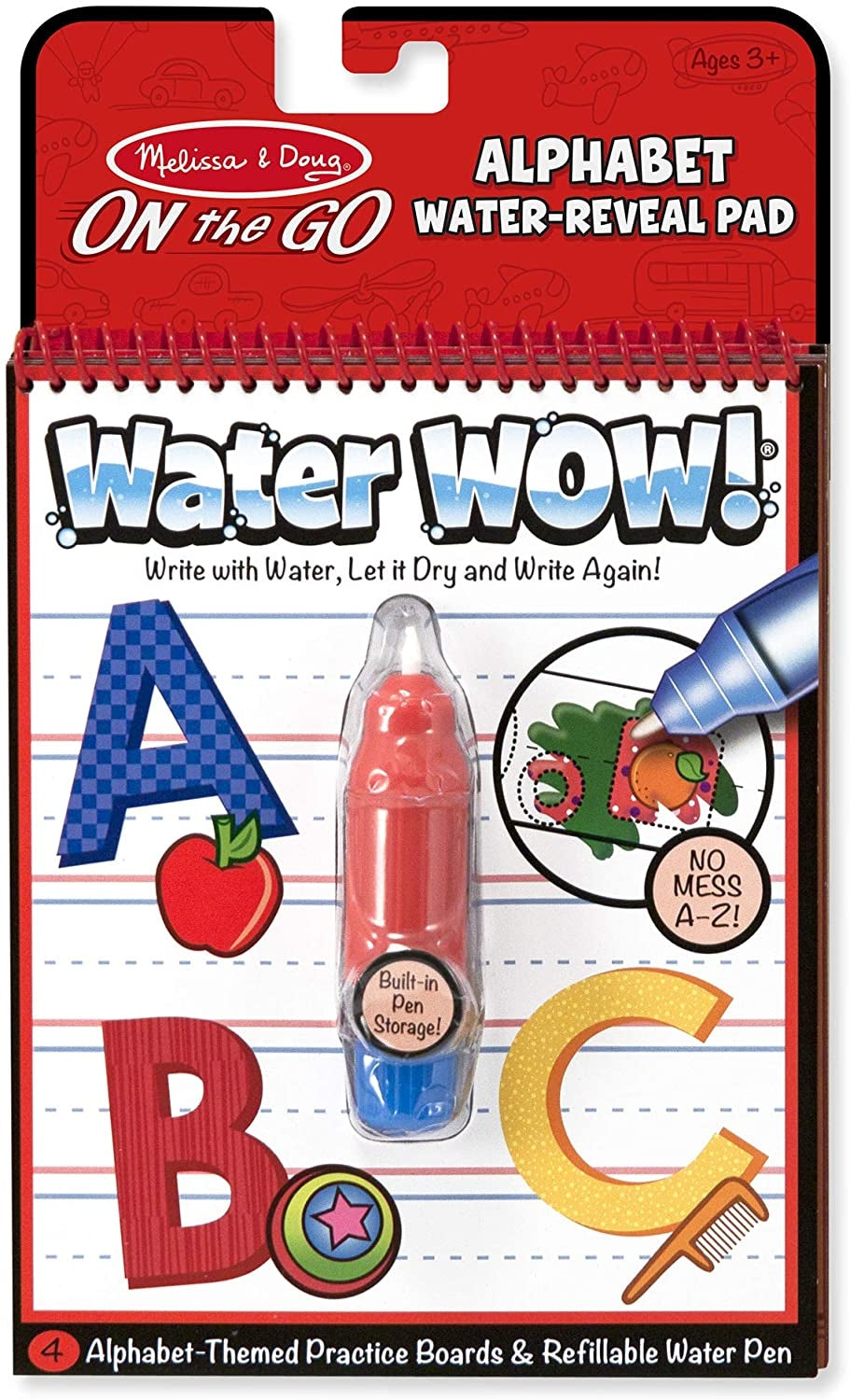 Melissa & Doug Water Wow! Brush Colouring Pad (13 Types) - Pupsik Singapore