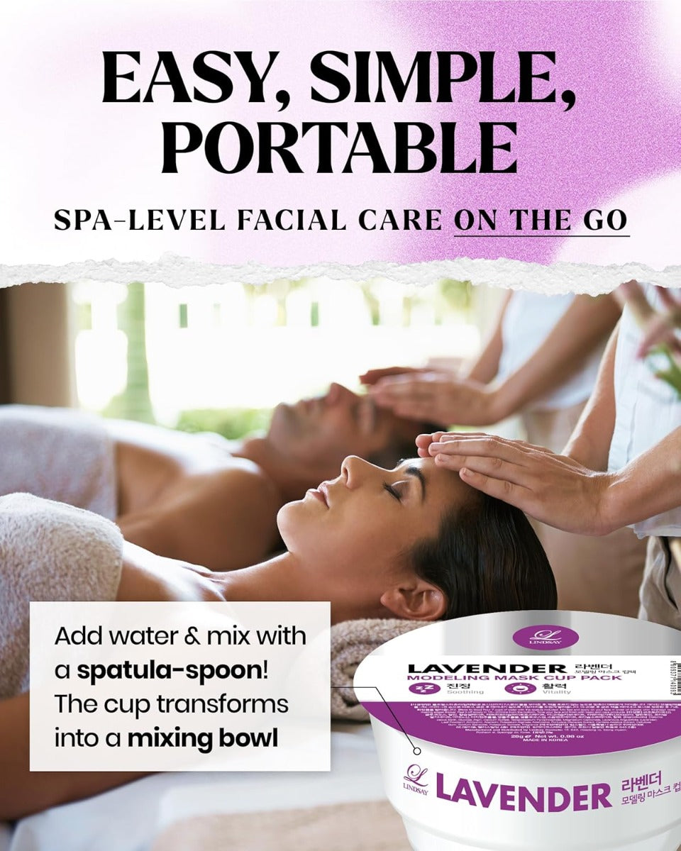 Lindsay Modeling Mask Cup Pack, 28g - Lavender (Exp 05/27)