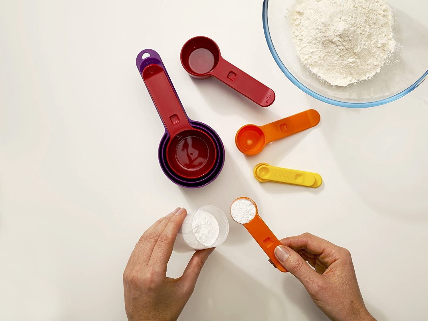 Joseph Joseph 8-Piece Nest Measuring Cups (2 Colors) - Pupsik Singapore