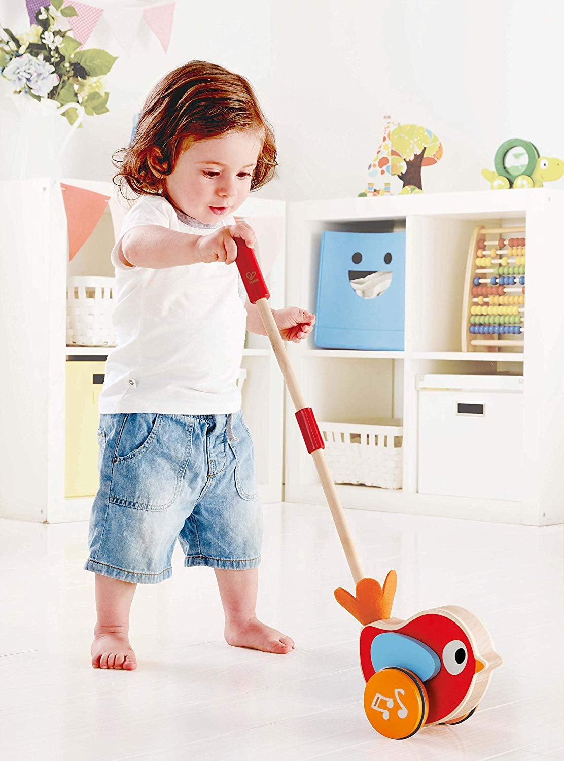 Hape Lilly Musical Push Along Toy