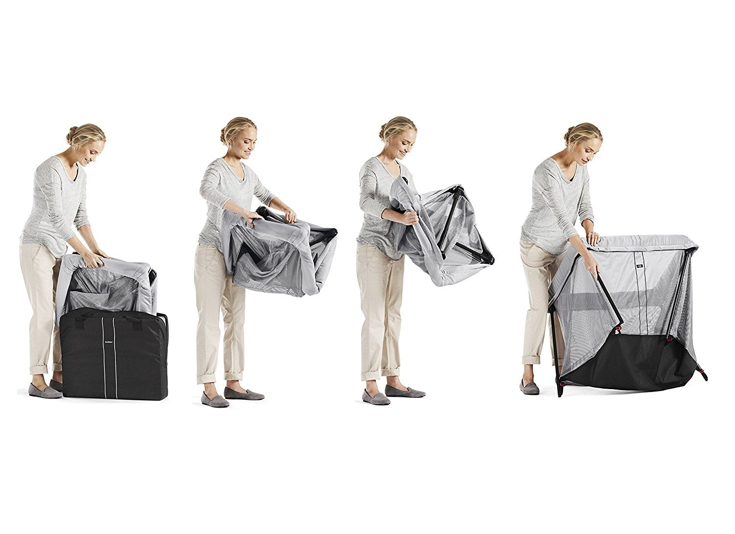 Baby Bjorn Travel Crib Light (3 Colours) - Pupsik Singapore