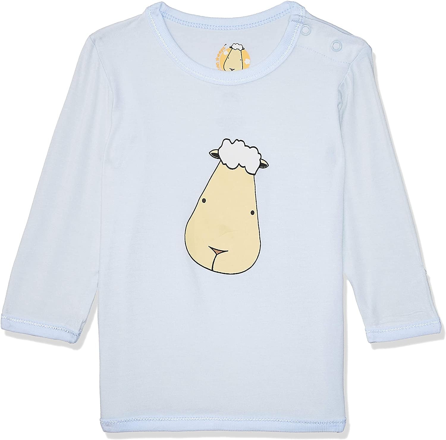 Baa Baa Sheepz Baby Long Sleeve Pyjama Set - Big Face Blue/Blue Star Grey (5 Sizes)