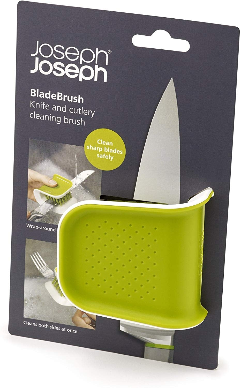 Joseph Joseph BladeBrush Kinfe & Cutlery Cleaning Brush - Green