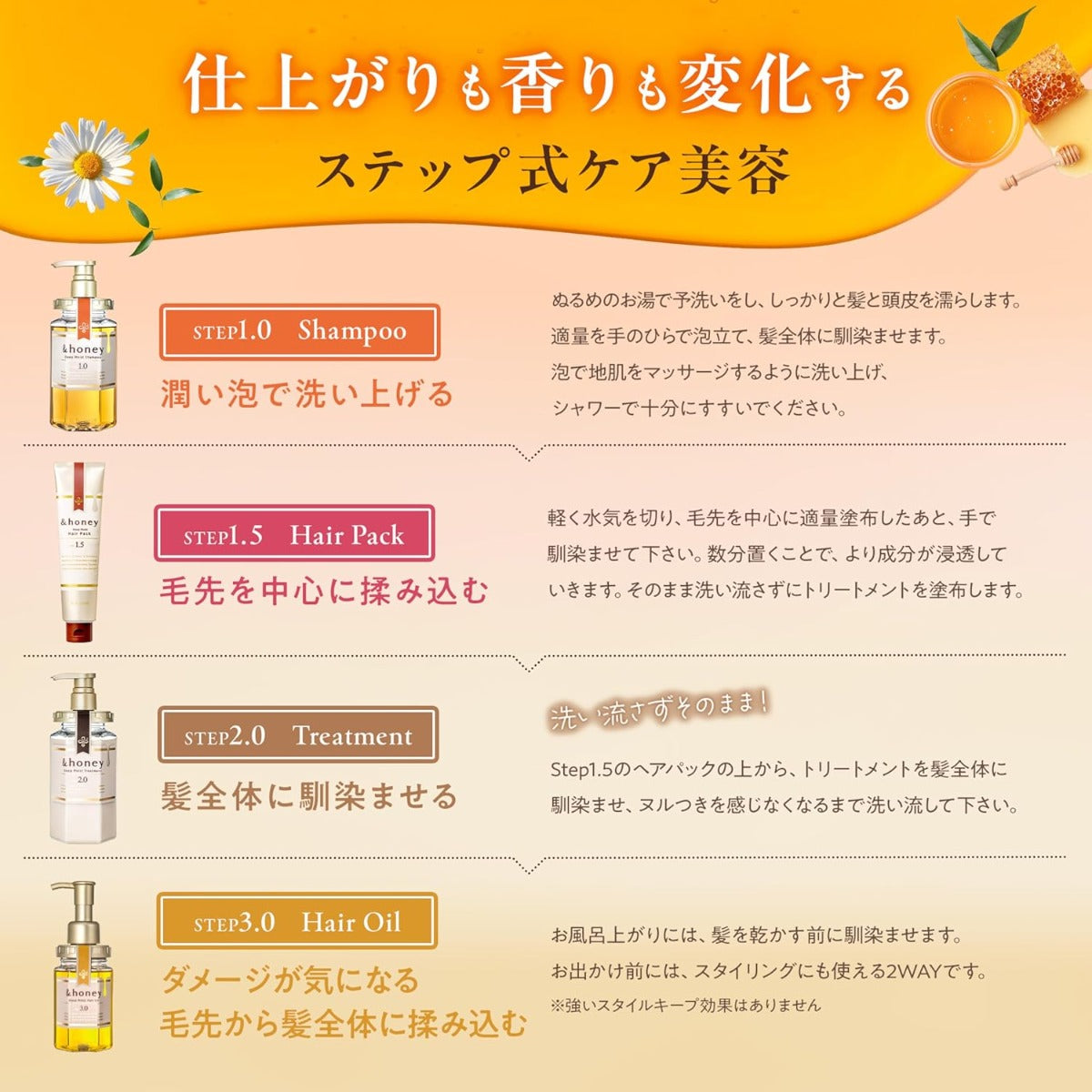 &honey Melty Moist Hair Oil 3.0, 100ml (Exp 01/27)
