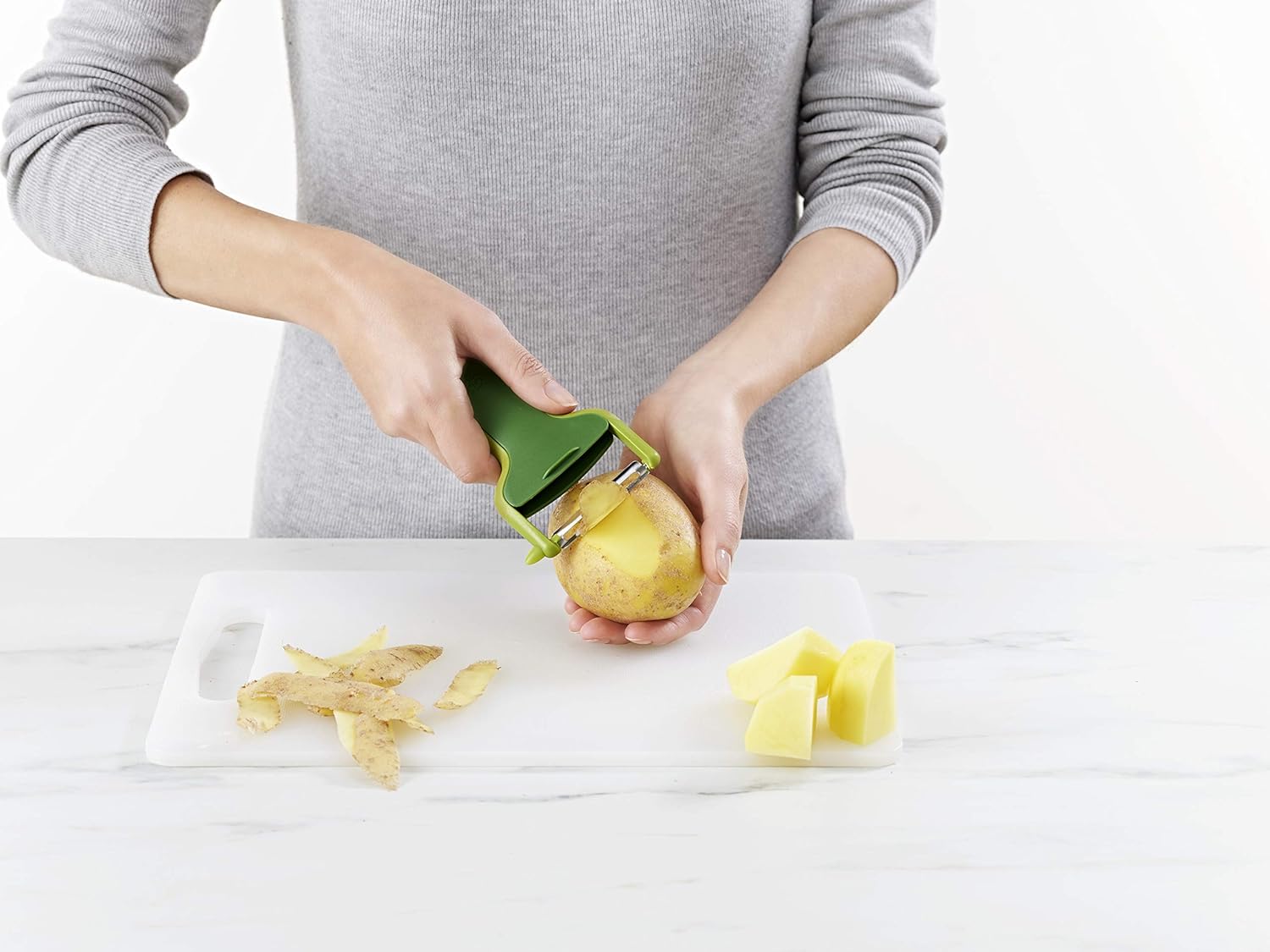 Joseph Joseph Safestore Straight Peeler - Green