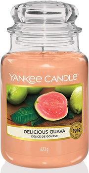 Yankee Candle Large Jar Candle (22oz) - Delicious Guava