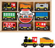 Melissa & Doug Wooden Train & Cars Set