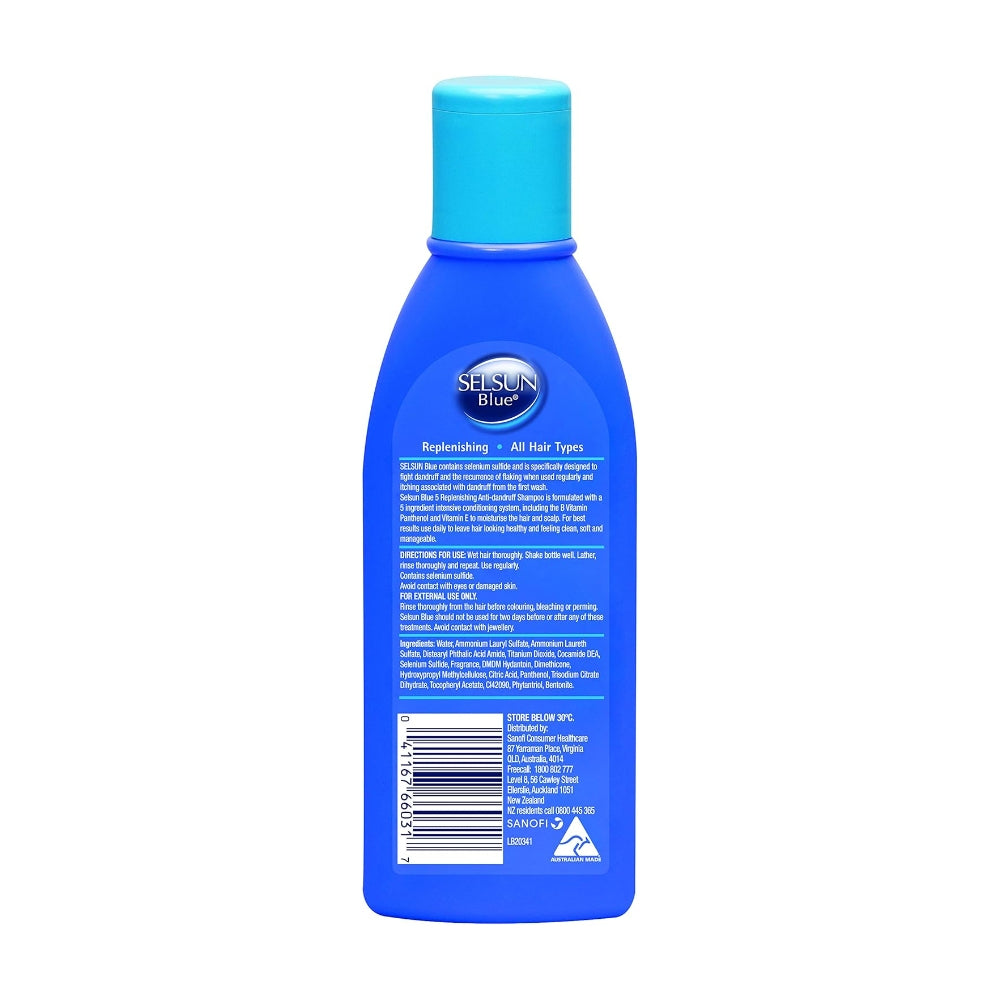Selsun Blue Replenishing Anti-Dandruff Shampoo, 200ml (Exp 06/28)