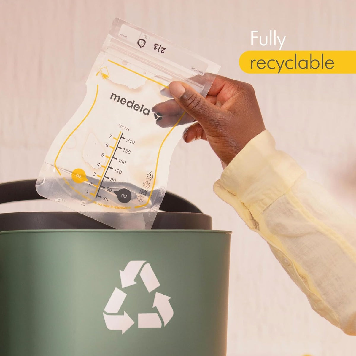 Medela Easy Pour Breast Milk Storage Bags (50 bags) - EU Version
