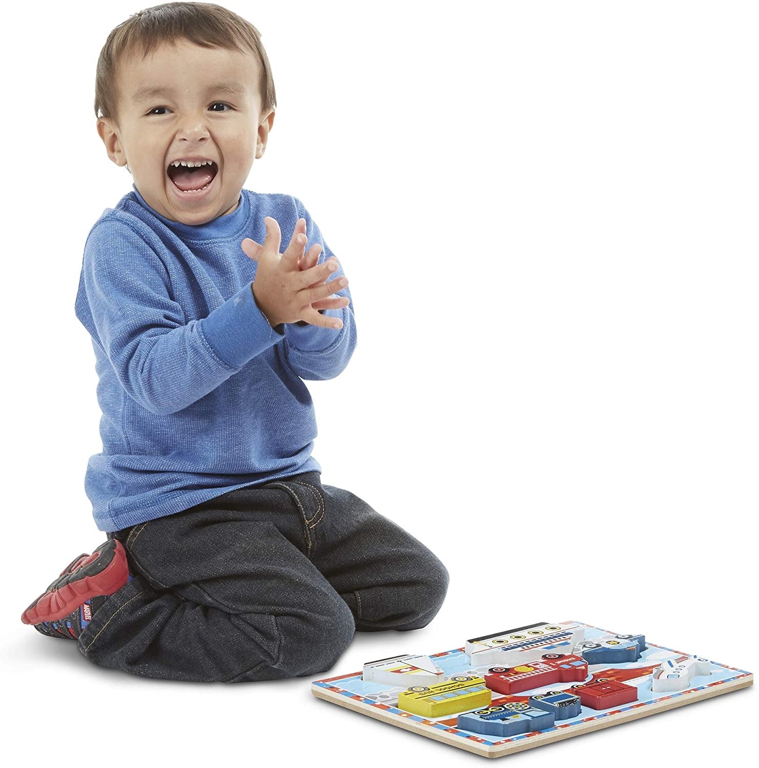 Melissa & Doug Chunky Puzzle - Vehicles