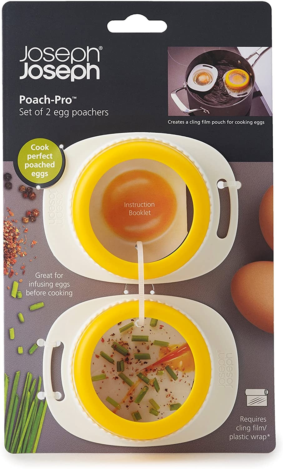 Joseph Joseph Poach-Pro Egg Poachers (2pc)