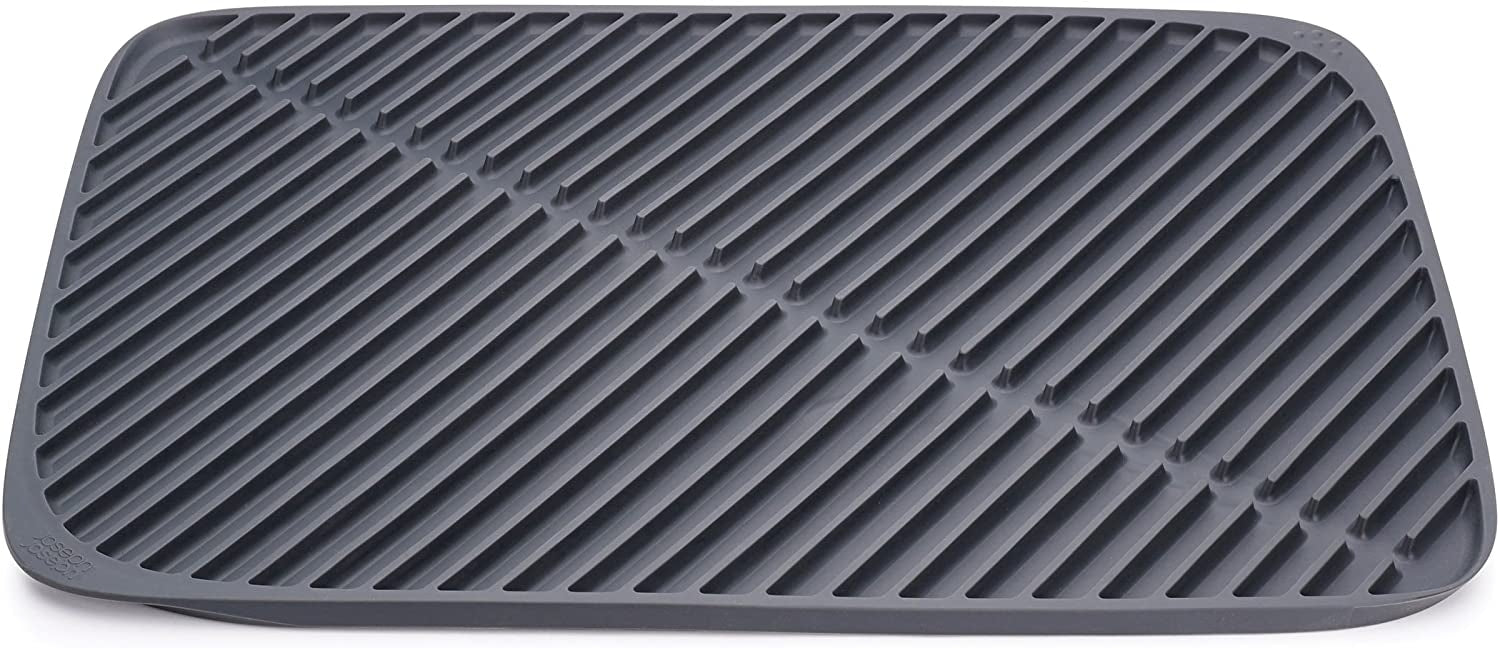 Joseph Joseph Flume Large Dish Draining Mat - Grey
