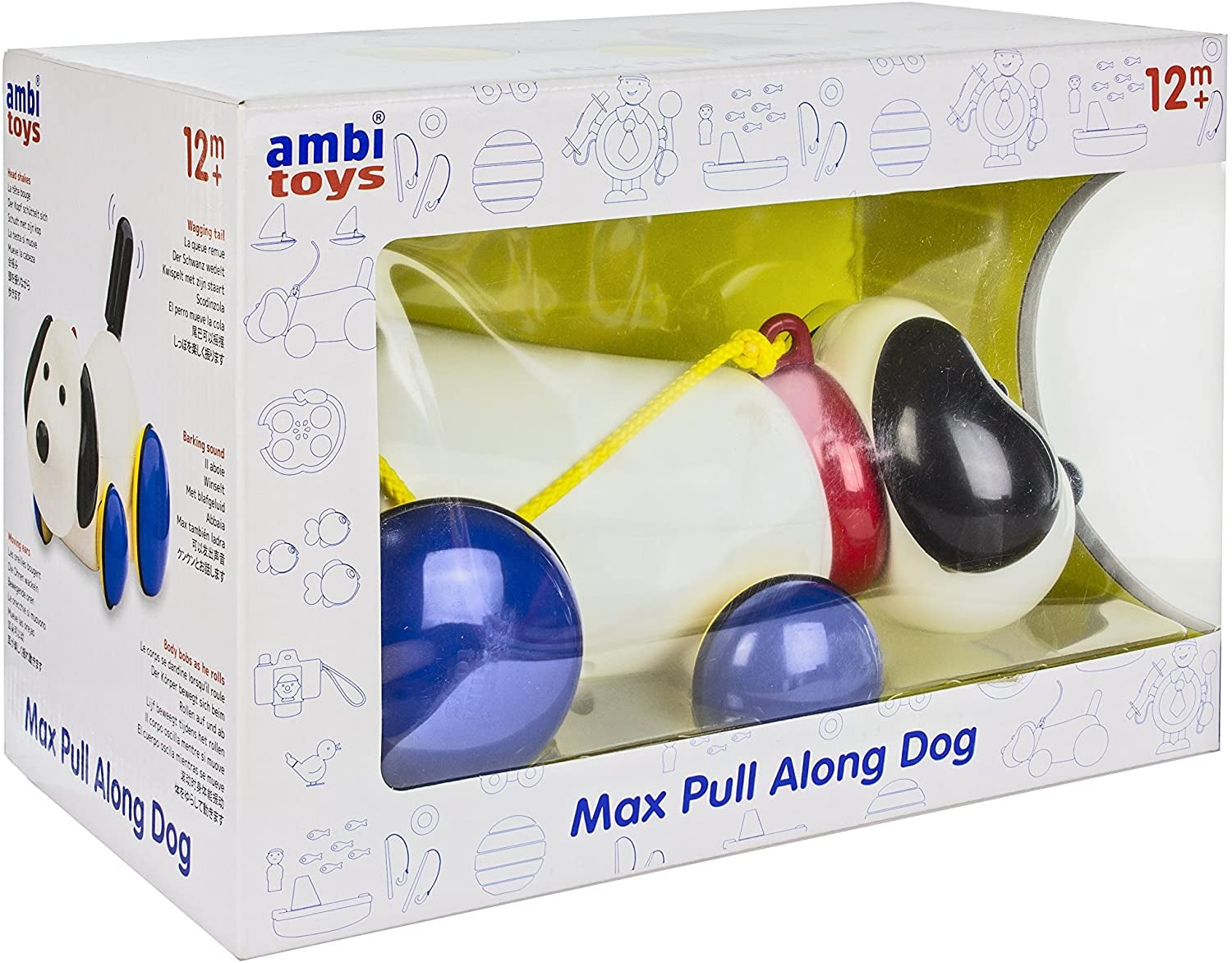 Galt Ambi Toys Max Pull Along Dog