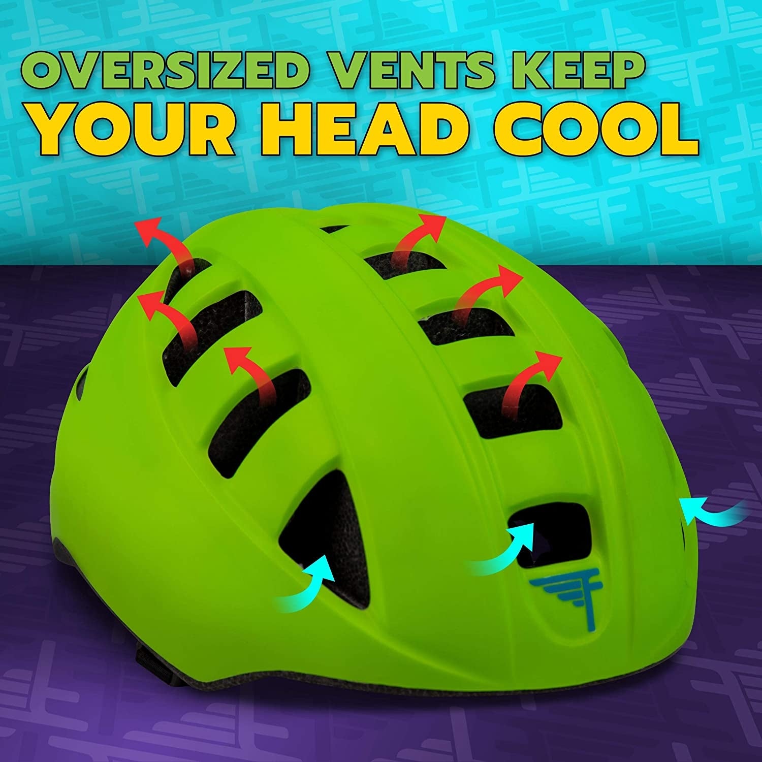 Flybar Junior Sports Helmet - Green