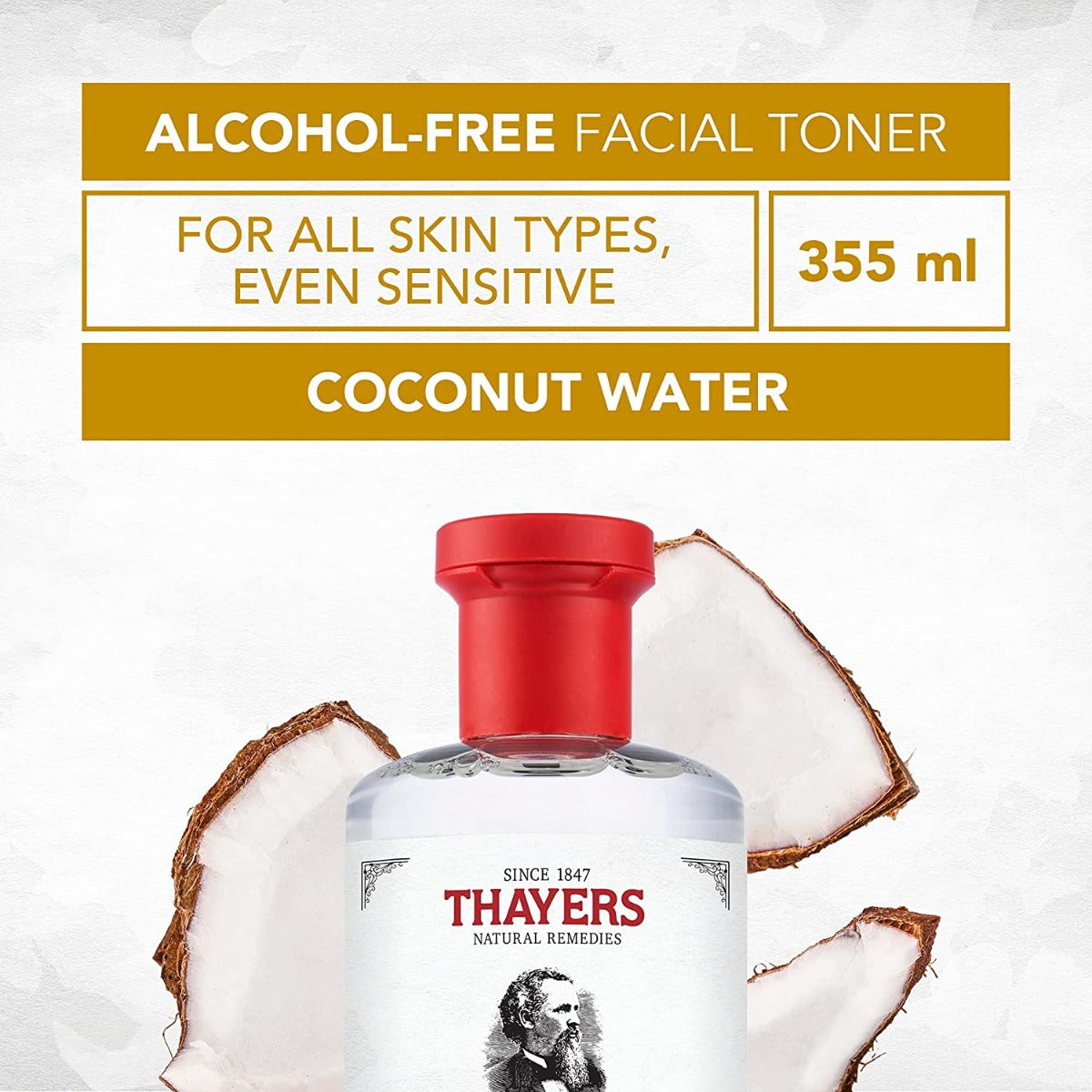 Thayers Witch Hazel Facial Toner w/ Aloe Vera, 355ml – Coconut Water