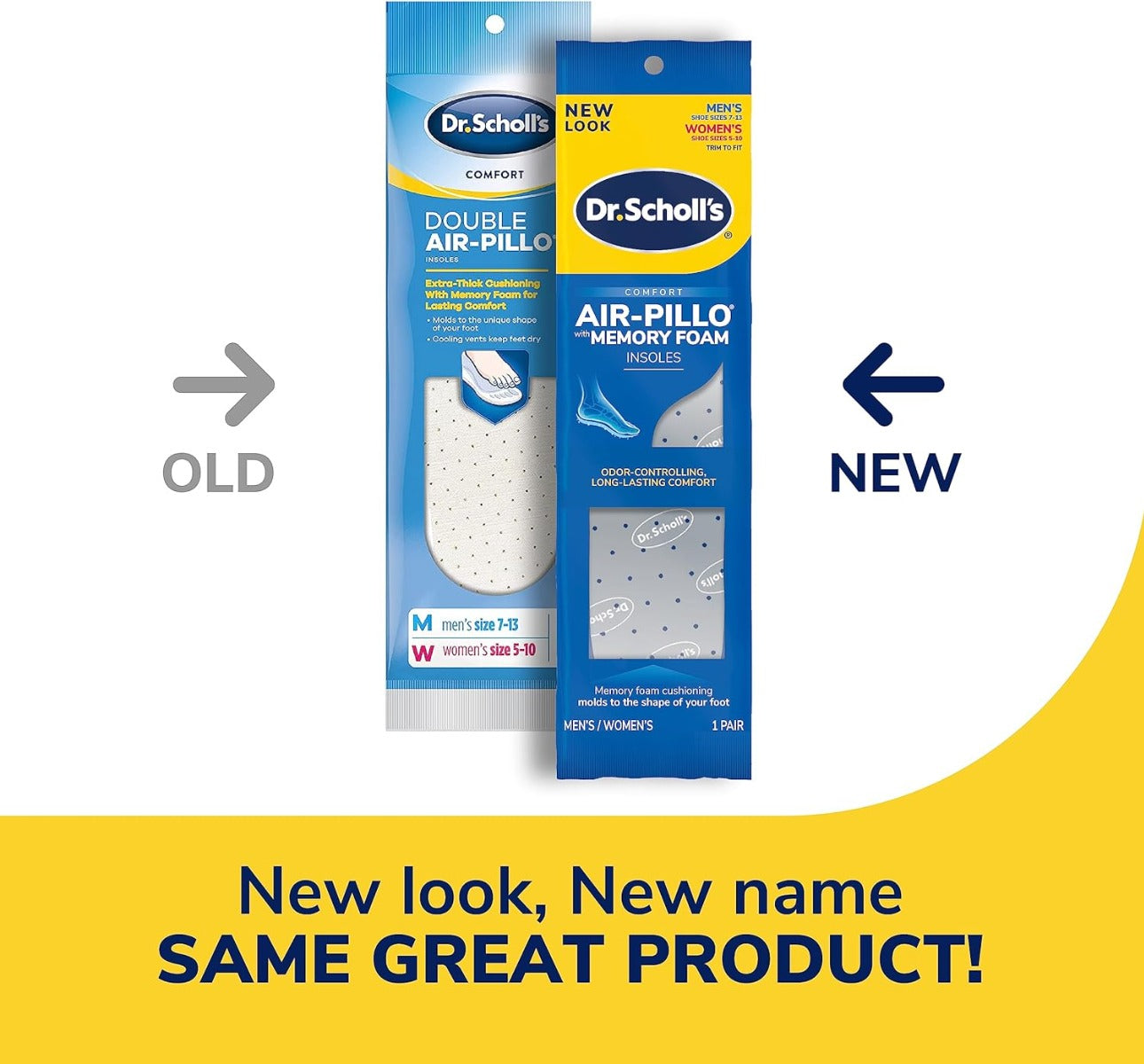 Dr Scholl's Air-Pillo With Memory Foam Insoles (Unisex)