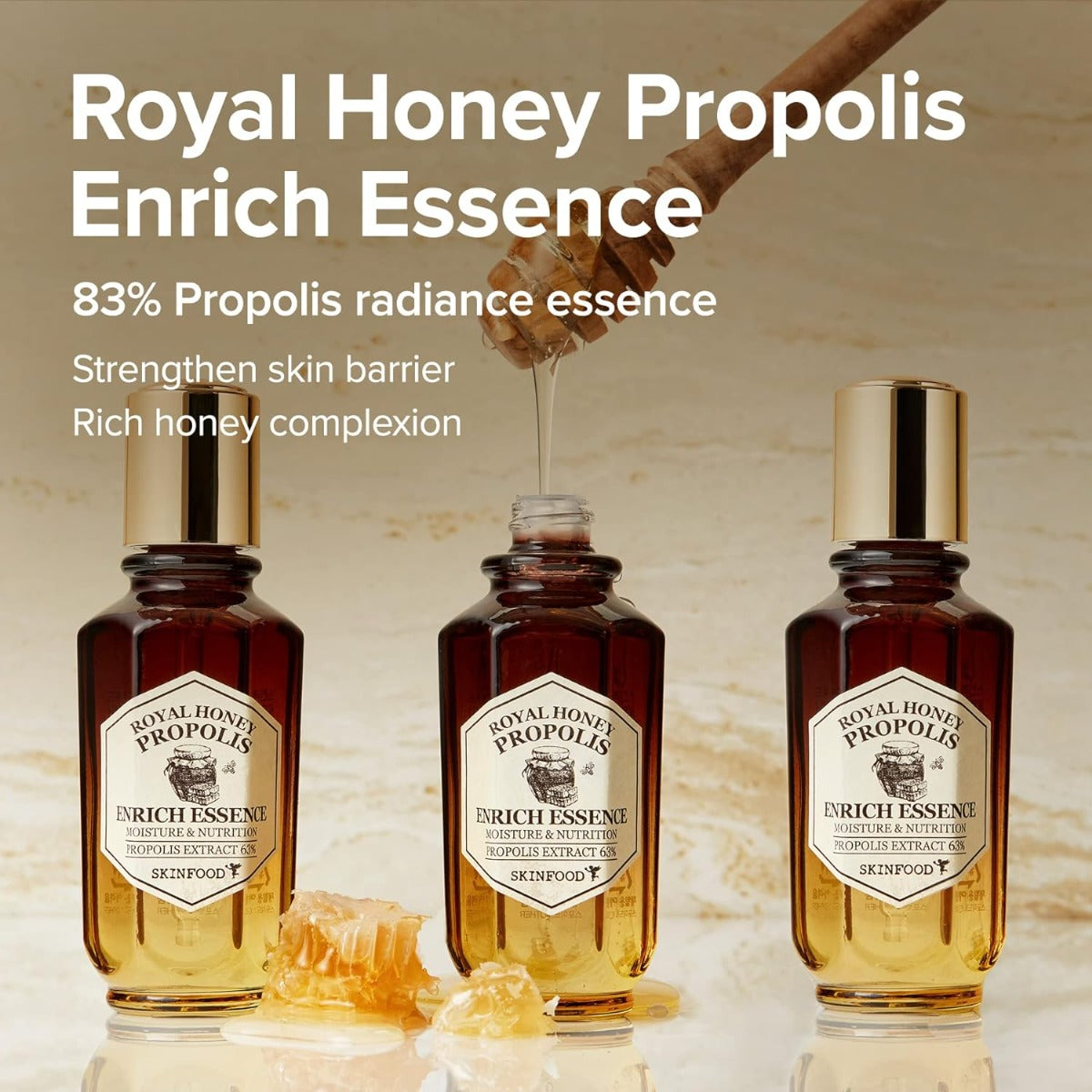 Skinfood Royal Honey Propolis Enrich Essence, 50ml (Exp 04/27)