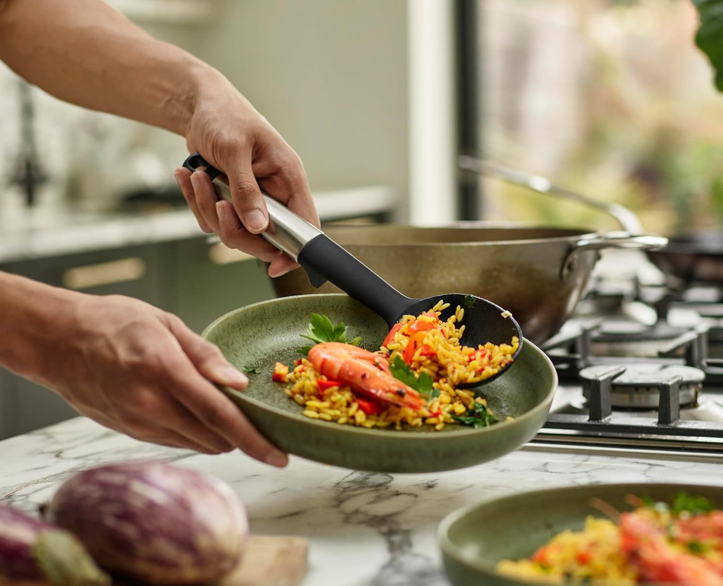 Joseph Joseph Elevate Stainless-Steel Silicone Solid Spoon