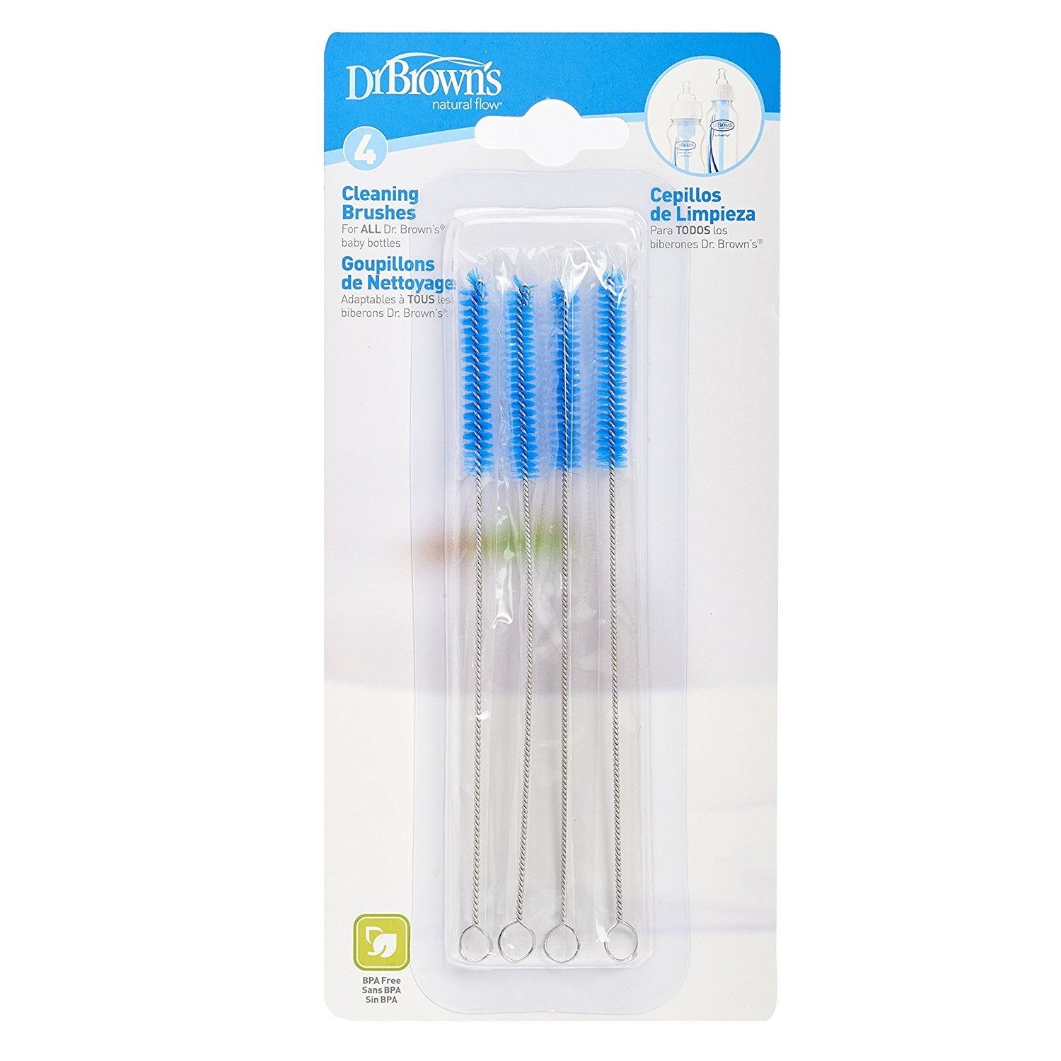 Dr. Brown's Natural Flow Cleaning Brush x 4 pack