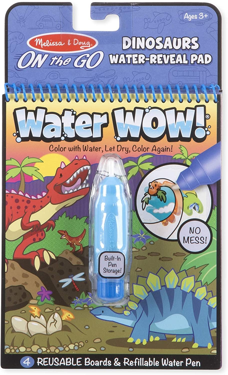 Melissa & Doug Water Wow! Brush Colouring Pad (11 Types)