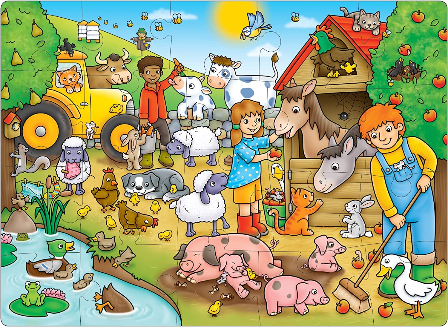 Orchard Toys Who's on the Farm? Jigsaw Puzzle