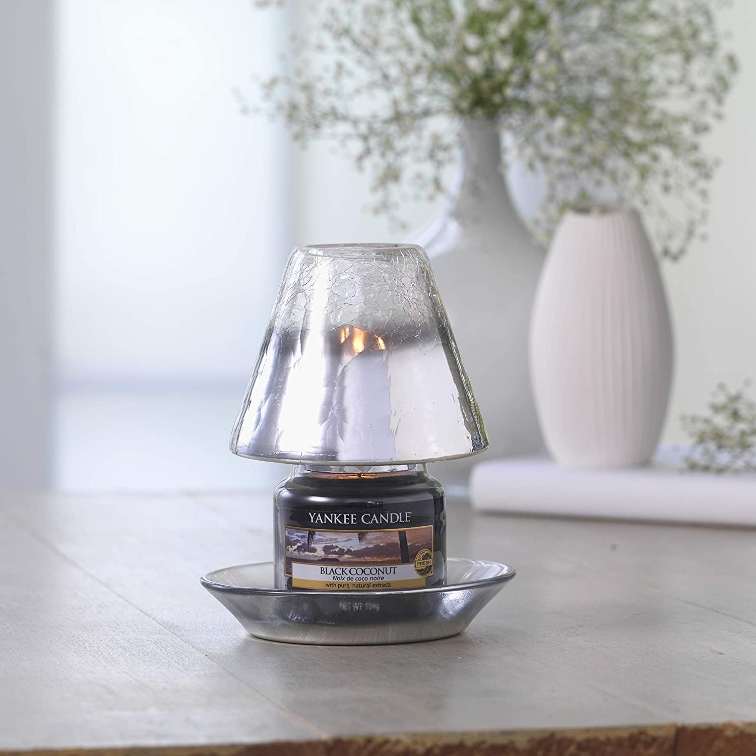 Yankee Candle Small Jar Candle (3.7oz) - Black Coconut