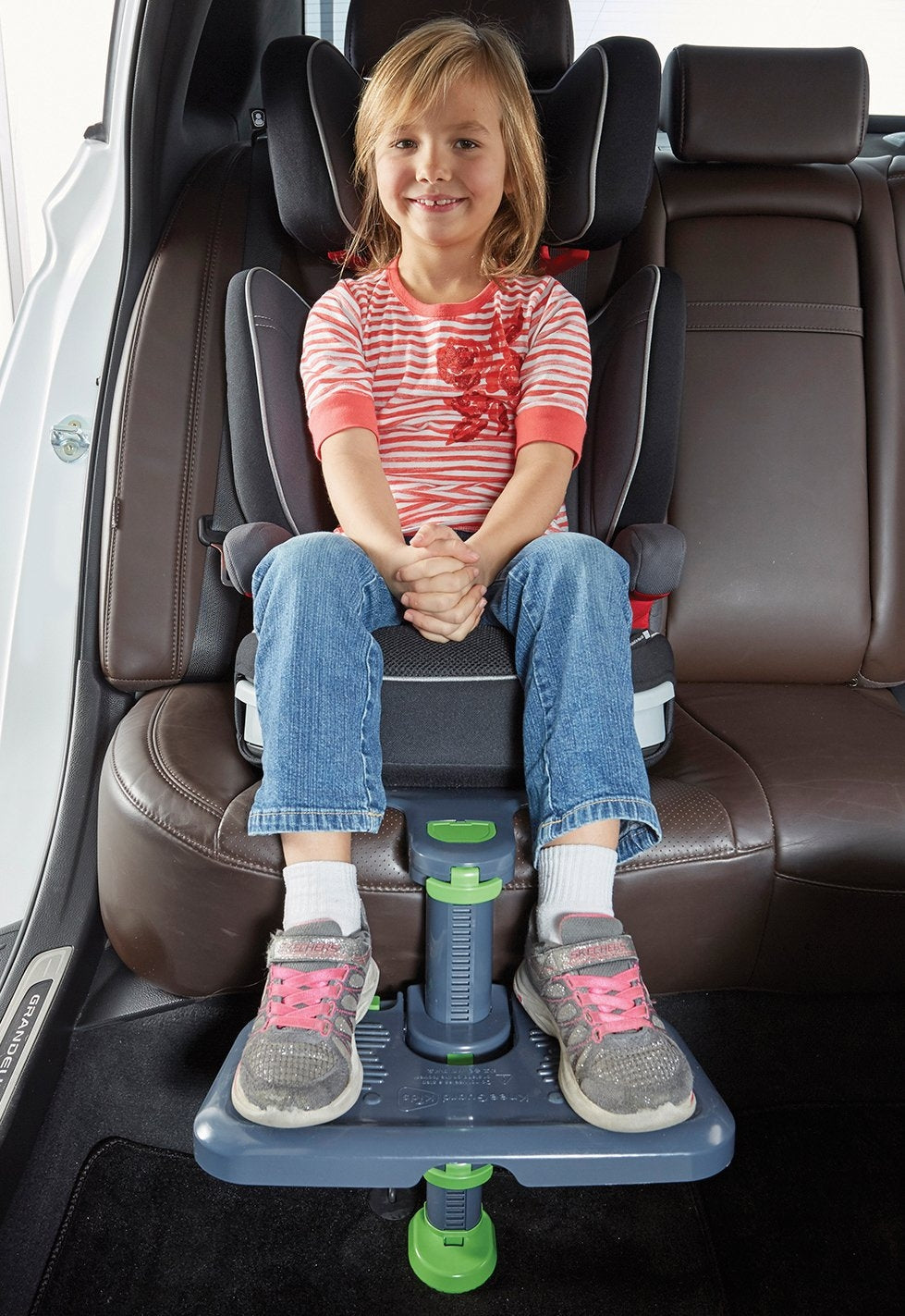 KneeGuard Kids 3 Car Seat Footrest - Grey