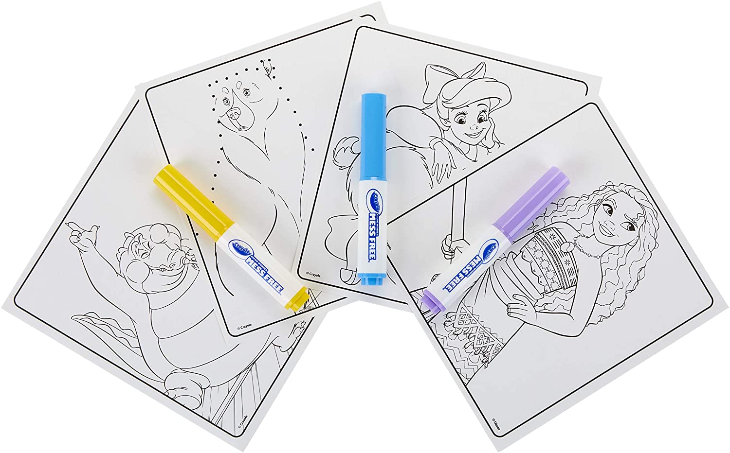 Crayola Color Wonder Mess Free Coloring Activity Pad (4 Designs) - Pupsik Singapore