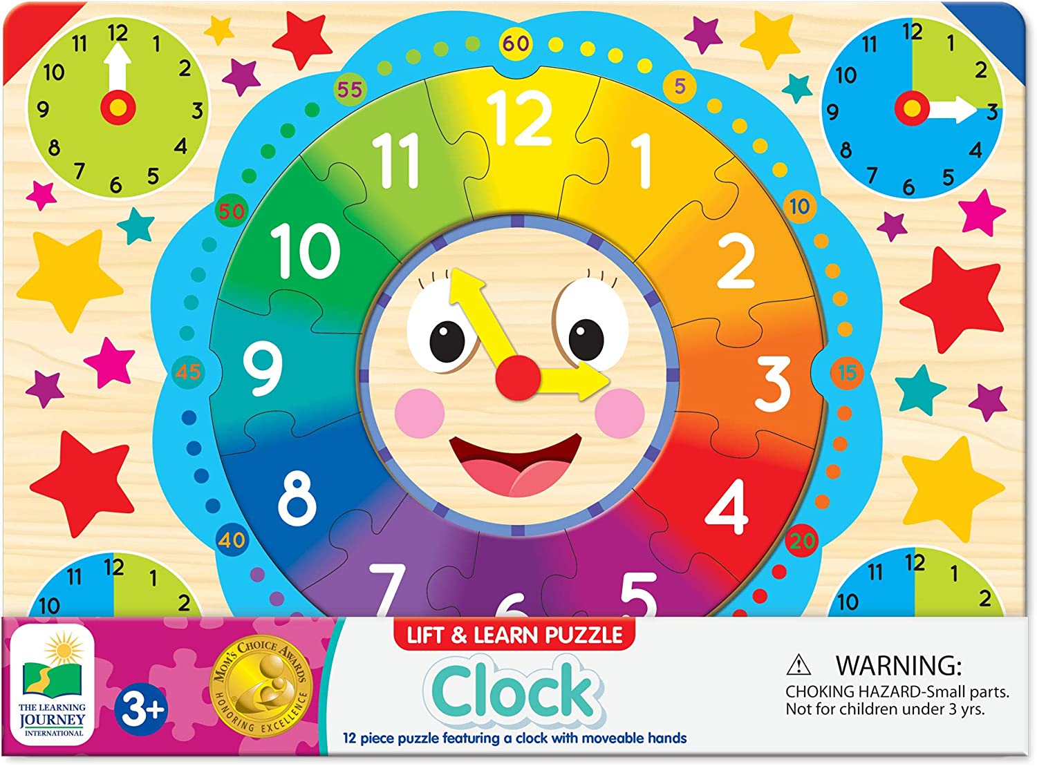 The Learning Journey Lift & Learn Clock Puzzle