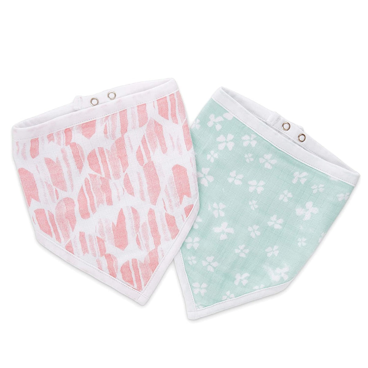 Aden Anais Essentials Cotton Muslin Bandana Bibs, 2pk (5 Designs)