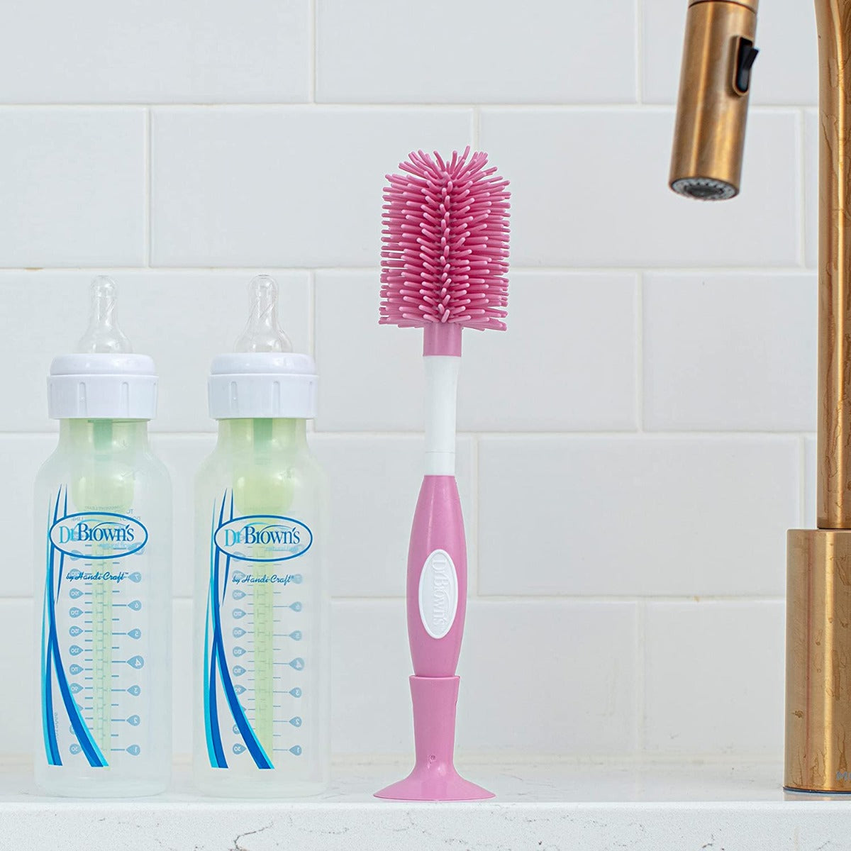 Dr. Brown's Soft Touch Bottle Brush - Pink