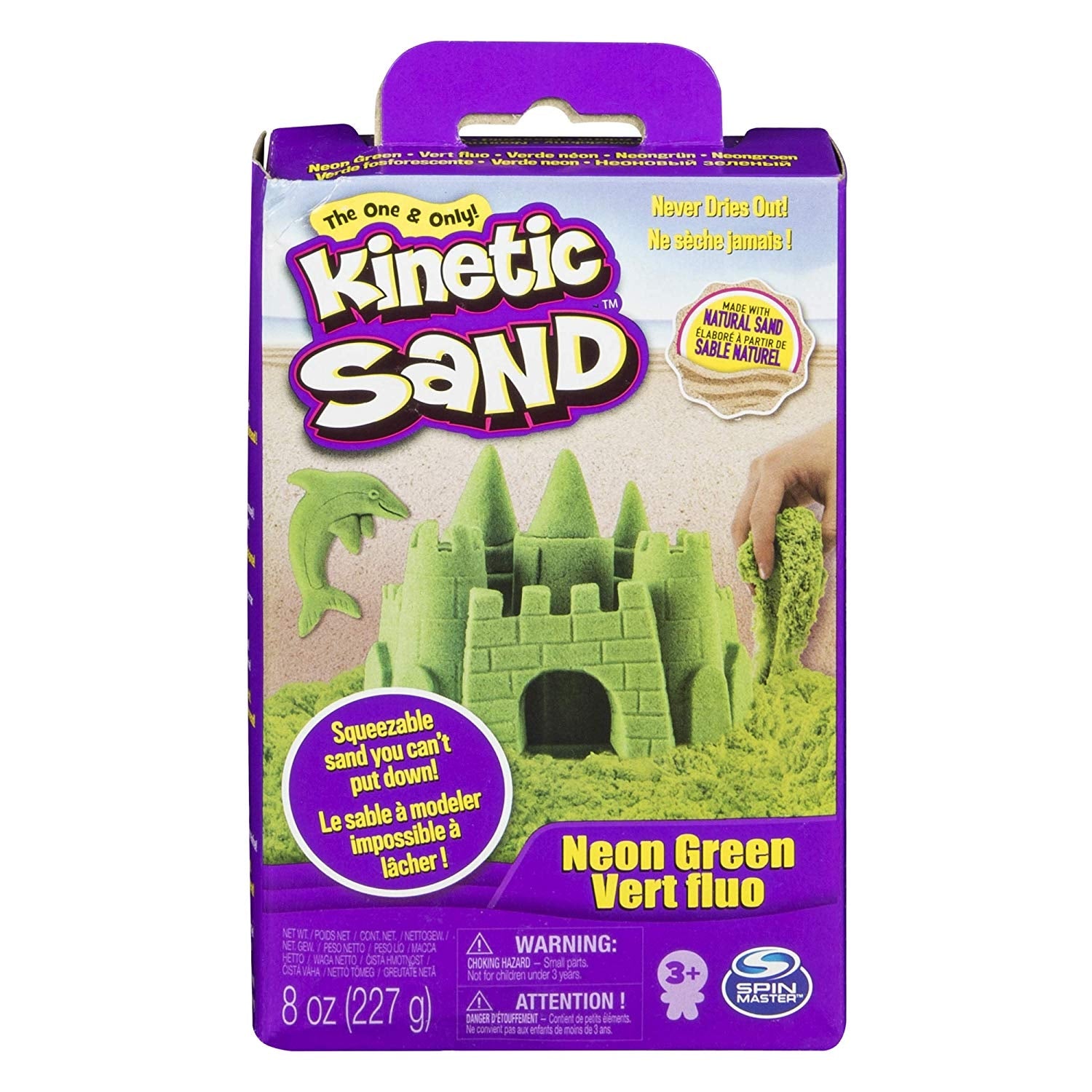 Kinetic Sand Original Moldable Sensory Play Sand (227g) (4 Colours) - Pupsik Singapore