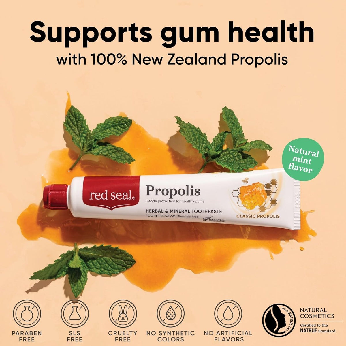 Red Seal Propolis Natural Toothpaste, 100g (Exp 08/27)