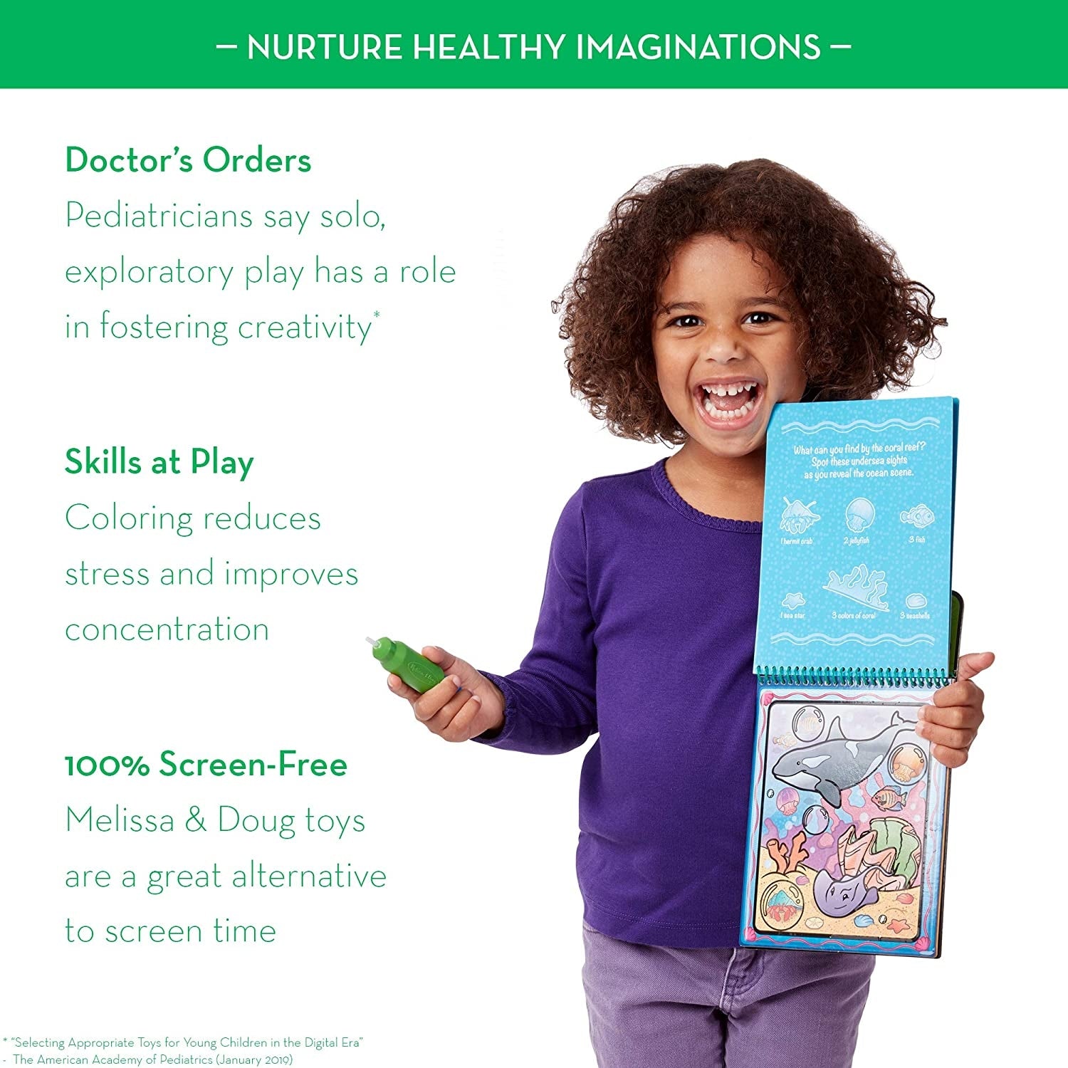 Melissa & Doug Water Wow! Brush Colouring Pad (13 Types) - Pupsik Singapore
