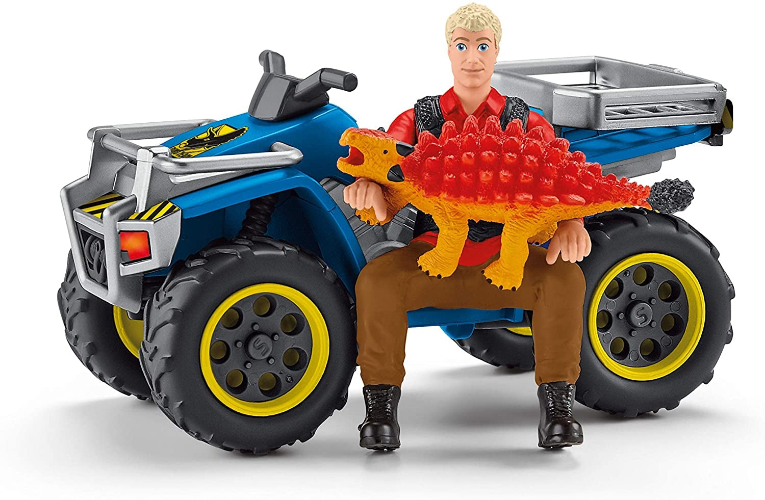 Schleich Quad Escape From Velociraptor Playset