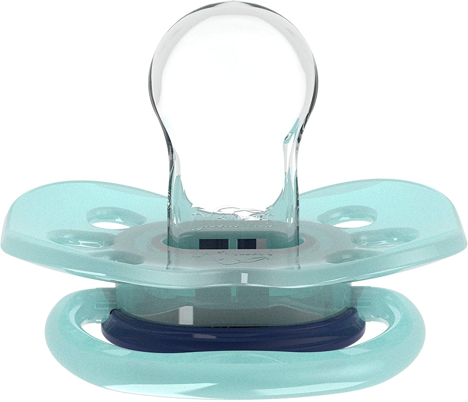 Dr. Brown's Advantage Baby Pacifiers with Clip - Stage 1 (0-6m) (2pc) - Blue