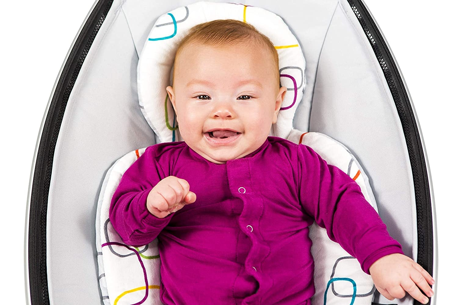 4moms Bouncer Newborn Insert - White/Grey