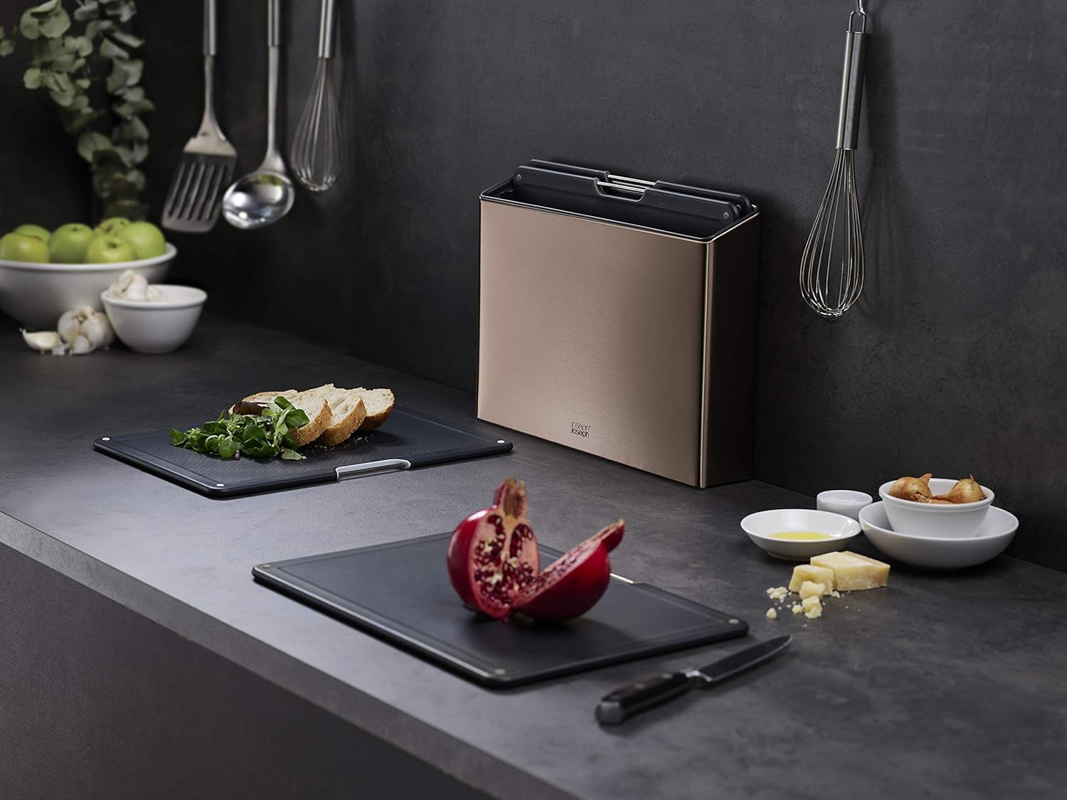 Joseph Joseph Folio Steel 4-piece Chopping Board Set (3 Colors) - Pupsik Singapore