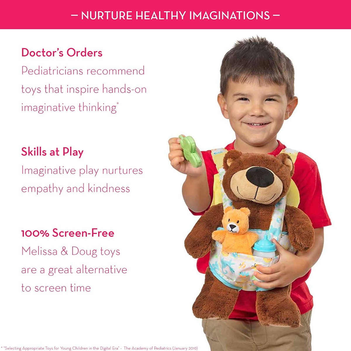 Melissa & Doug Mine to Love Carrier Play Set