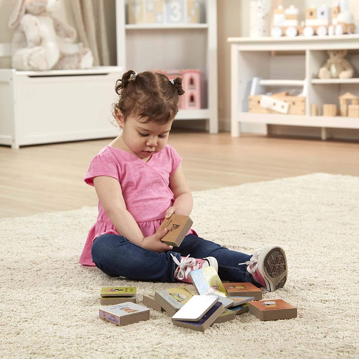 Melissa & Doug Natural Play Book Tower: Little Nursery