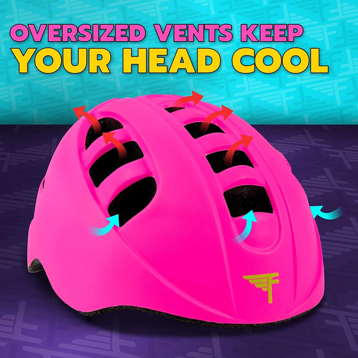 Flybar Junior Sports Helmet - Pink