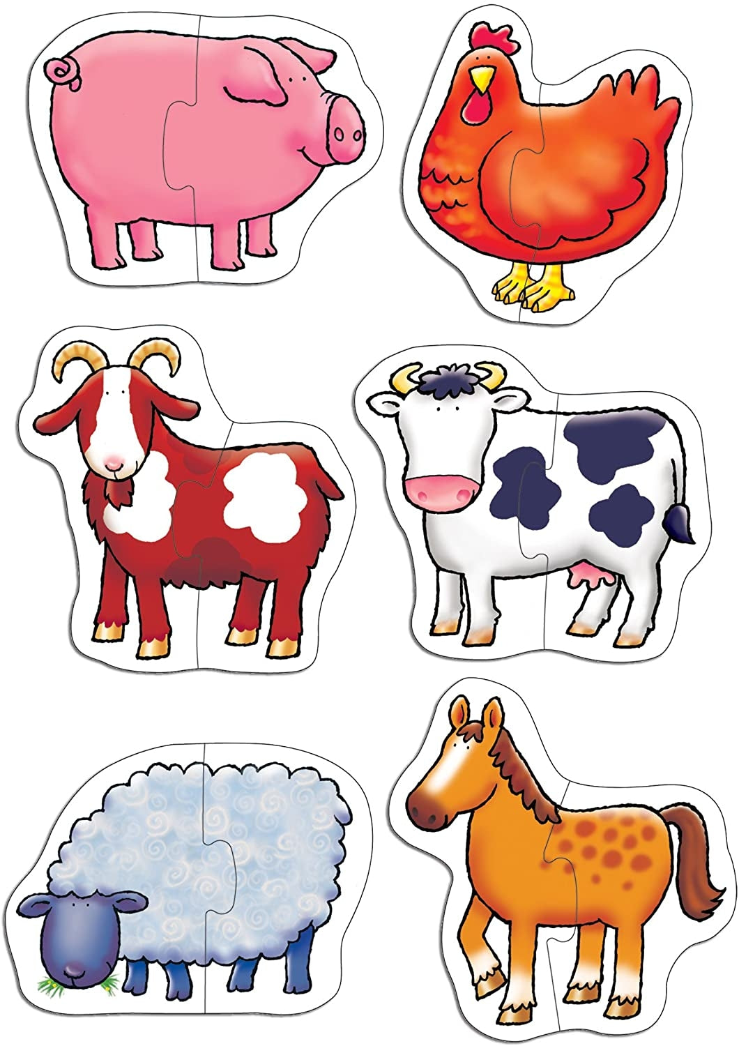 Orchard Toys 2 Piece Jigsaw Puzzle Series - Pupsik Singapore