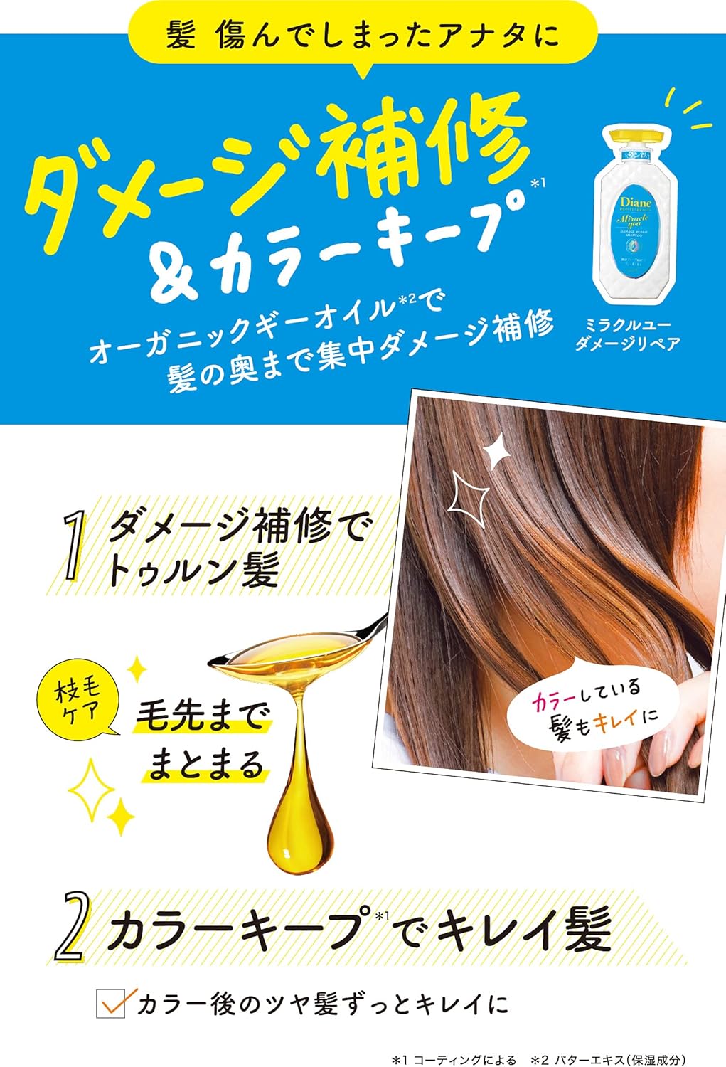 Moist Diane Miracle You Damage Repair Treatment (450ml)